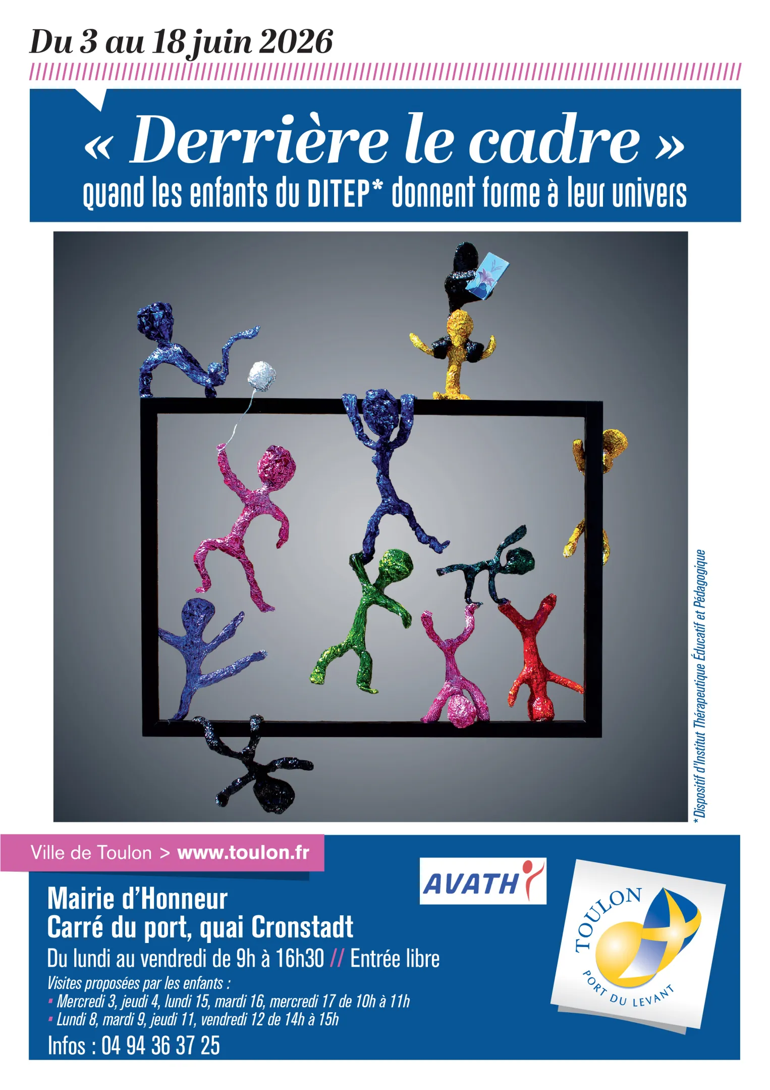 "Derrière le cadre" : quand les enfants du DITEP donnent forme à leur univers