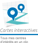 Cartes interactives Tous mes centres d'interêts en un clic