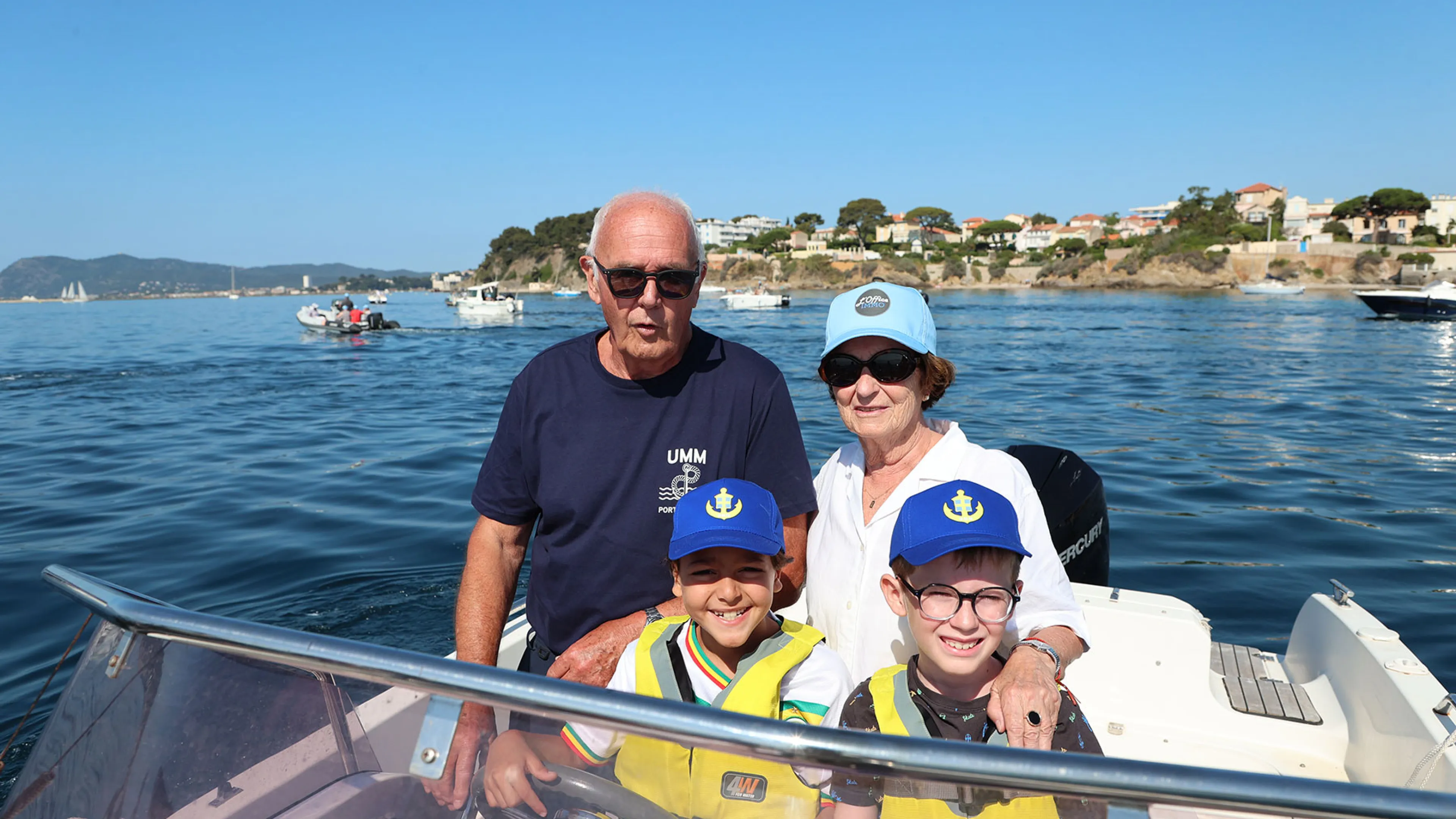 Photo de la sortie en mer des enfants du centre de loisirs La Beaucaire