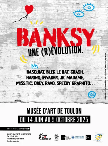 Affiche annonçant l'exposition de street art du 14 juin au 5 octobre