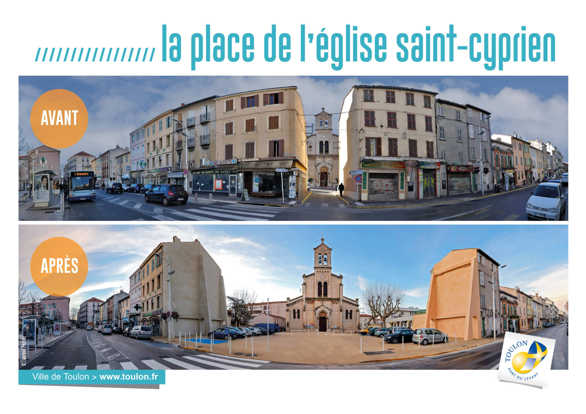 La place de l’église saint-cyprien