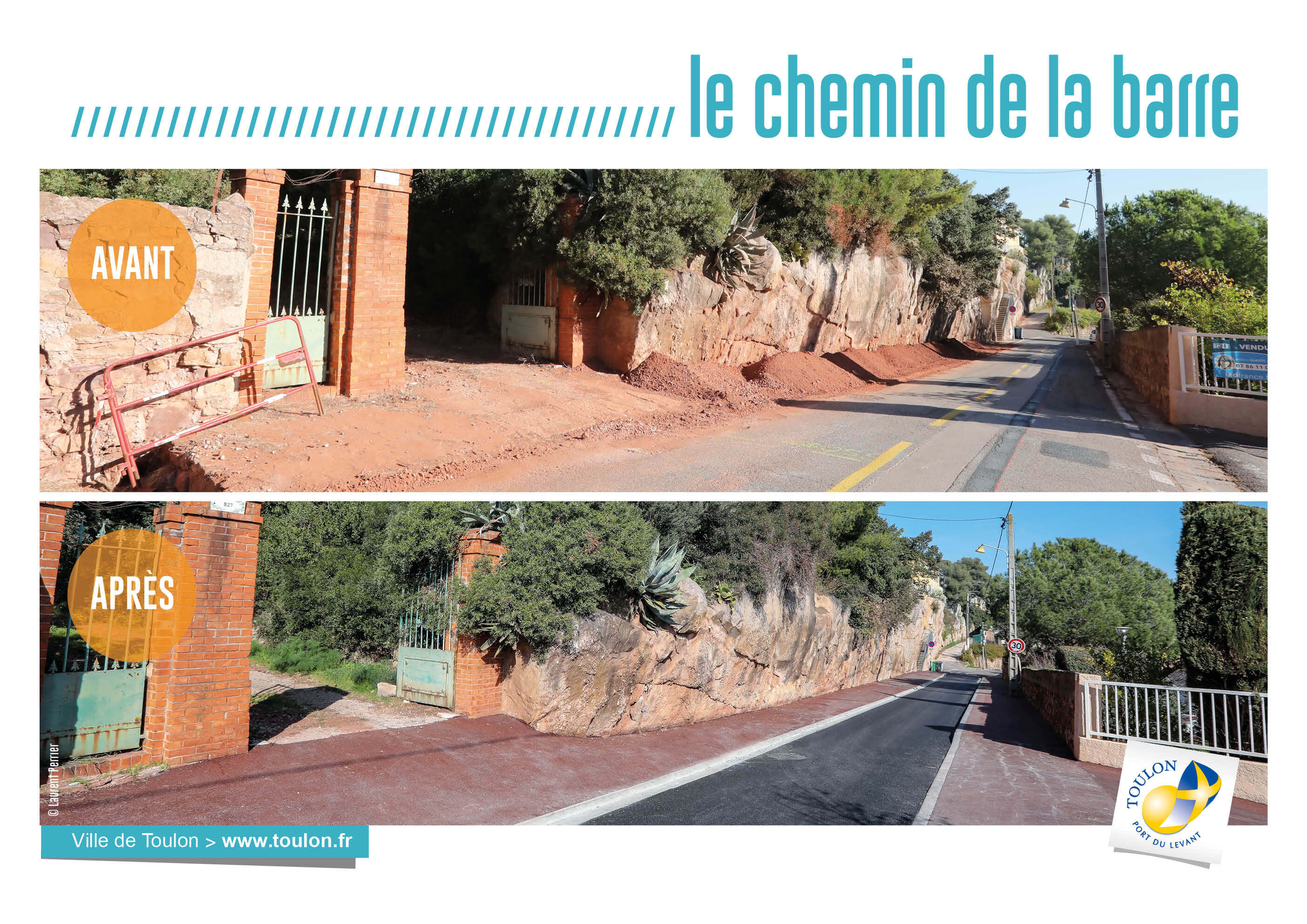 Le chemin de la barre