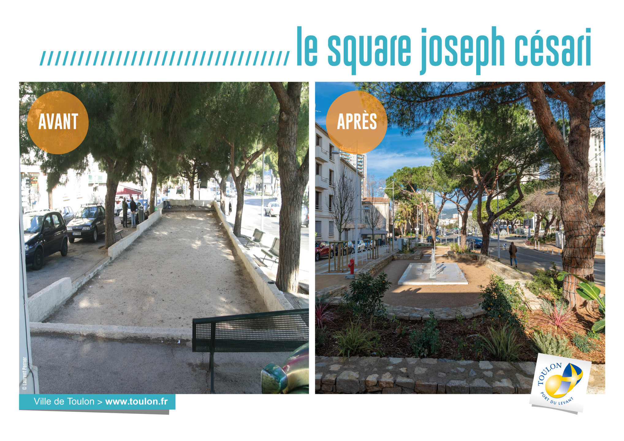 Le square Joseph Césari