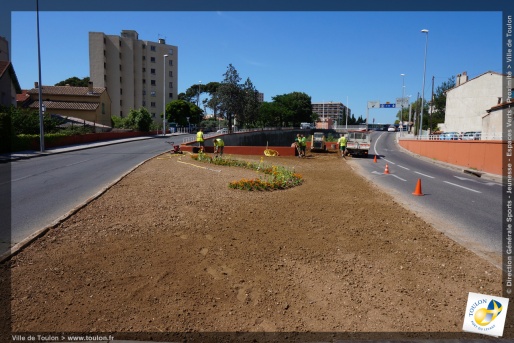 Terre plein central Quai Rivière Neuve